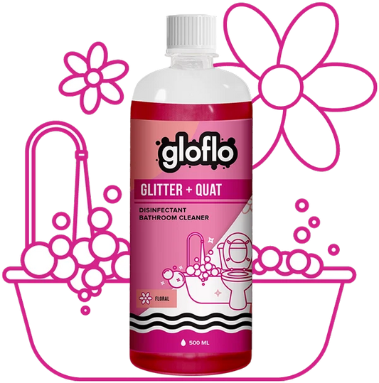 Glitter + Quat - Floral