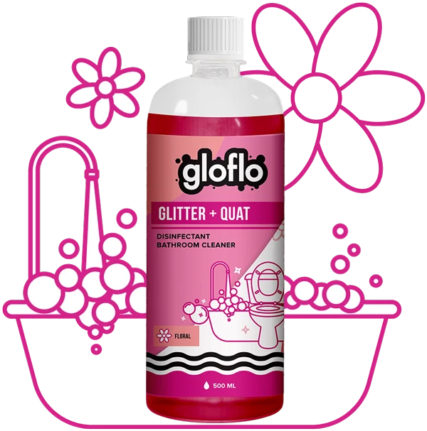 Glitter + Quat - Floral